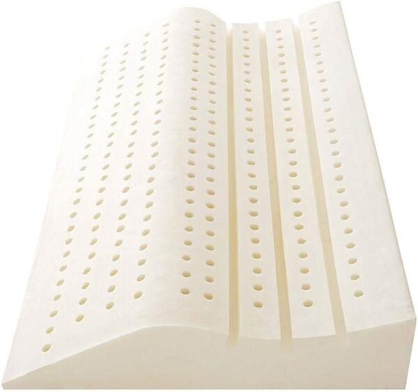 Pillow, Anatomic White, Width 25.6 inches (65 cm), Latex Pillow, Cover Washable